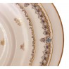 ASSIETTE GAMME VINTAGE BLANC & DORÉ