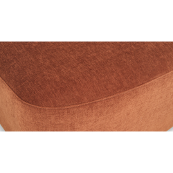 FAUTEUIL ALBA VELOURS MARRON