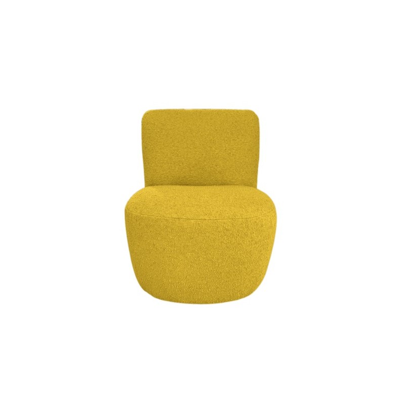 FAUTEUIL OSCAR BOUCLETTE JAUNE