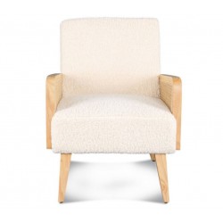 FAUTEUIL CANNAGE DOUDOU BLANC