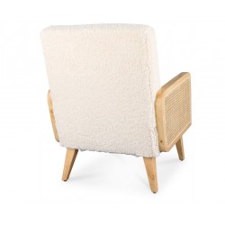 FAUTEUIL CANNAGE DOUDOU BLANC
