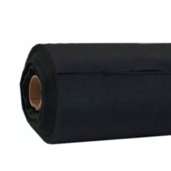 ROULEAU DE COTON GRATTÉ NOIR 50M