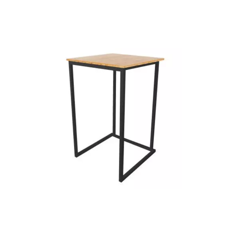 TABLE MANGE DEBOUT CARRÉE KUBO NOIR