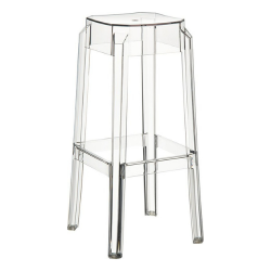 TRANSPARENT DESIGN HIGH STOOL