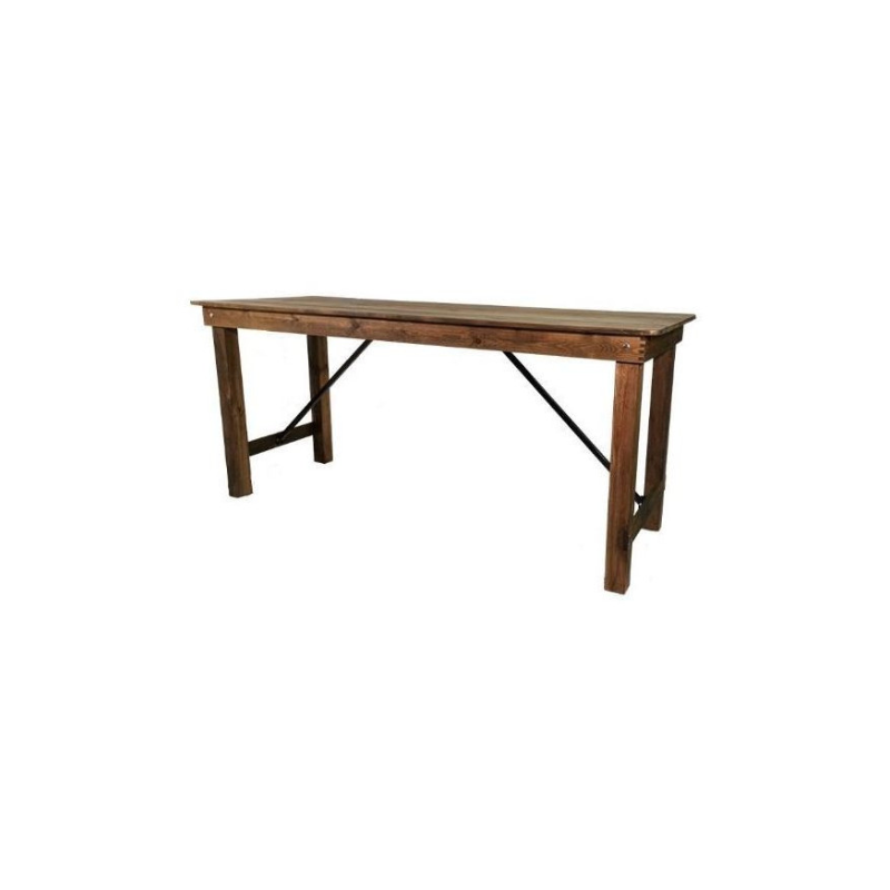TABLE BUFFET RECTANGULAIRE EN BOIS MASSIF 232 CM