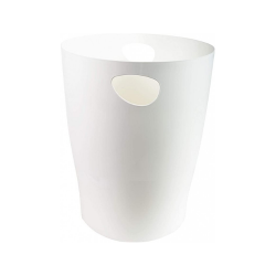 CORBEILLE À PAPIER BLANCHE 15L