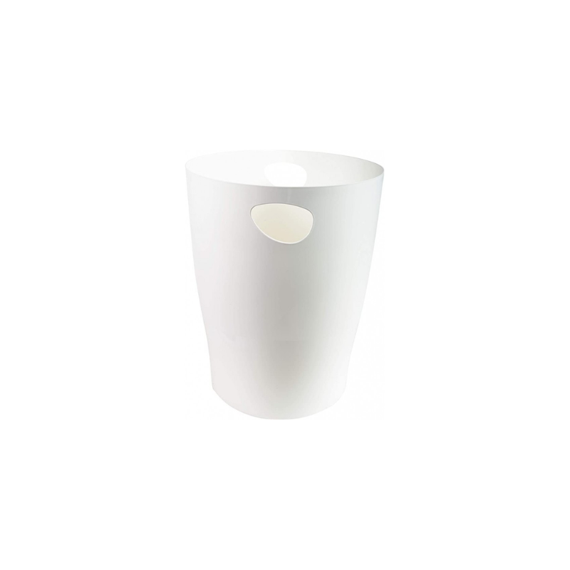 CORBEILLE À PAPIER BLANCHE 15L