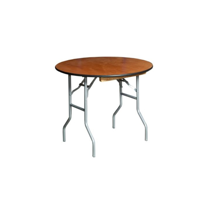TABLE GUÉRIDON RONDE PLATEAU BOIS À NAPPER 75 CM
