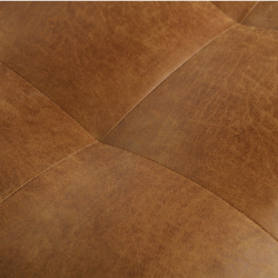 CANAPE VINTAGE MARRON 3 PLACES