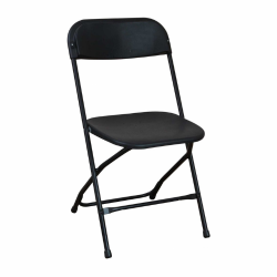 CHAISE PLIANTE LÉON NOIRE
