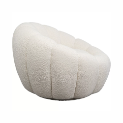 FAUTEUIL PIVOTANT NUAGE BLANC
