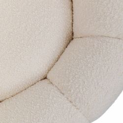 FAUTEUIL PIVOTANT NUAGE BLANC