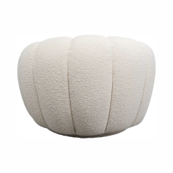 FAUTEUIL PIVOTANT NUAGE BLANC