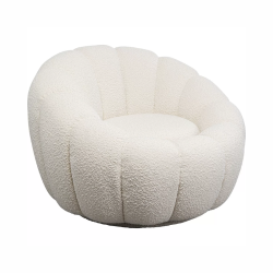 FAUTEUIL PIVOTANT NUAGE BLANC