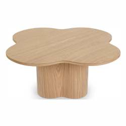TABLE BASSE FLEUR EN BOIS