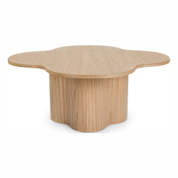 TABLE BASSE FLEUR EN BOIS