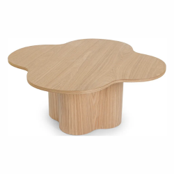 TABLE BASSE FLEUR EN BOIS