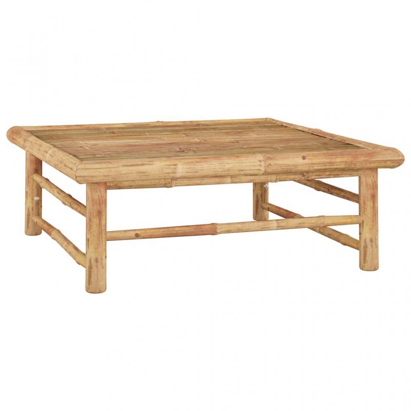 TABLE BASSE CARRÉE BAMBOU