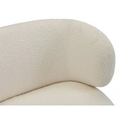 FAUTEUIL GIULIA BOUCLETTE BLANC