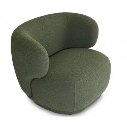 FAUTEUIL GIULIA BOUCLETTE VERT