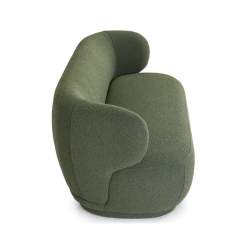 CANAPÉ GIULIA BOUCLETTE VERT