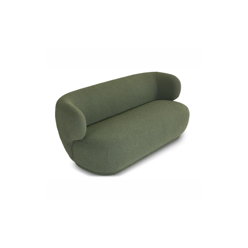 CANAPÉ GIULIA BOUCLETTE VERT