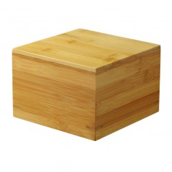 REHAUSSE CUBE NATUREL EN BAMBOU