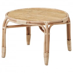 ROUND RATTAN COFFEE TABLE